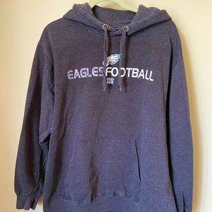 Vintage Dark Gray Eagles hoodie